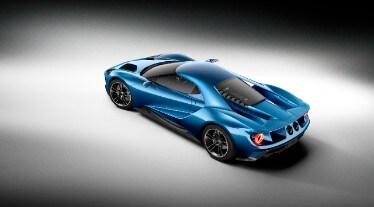 All-New Ford GT R-L, 3/4 Rear, January 2015